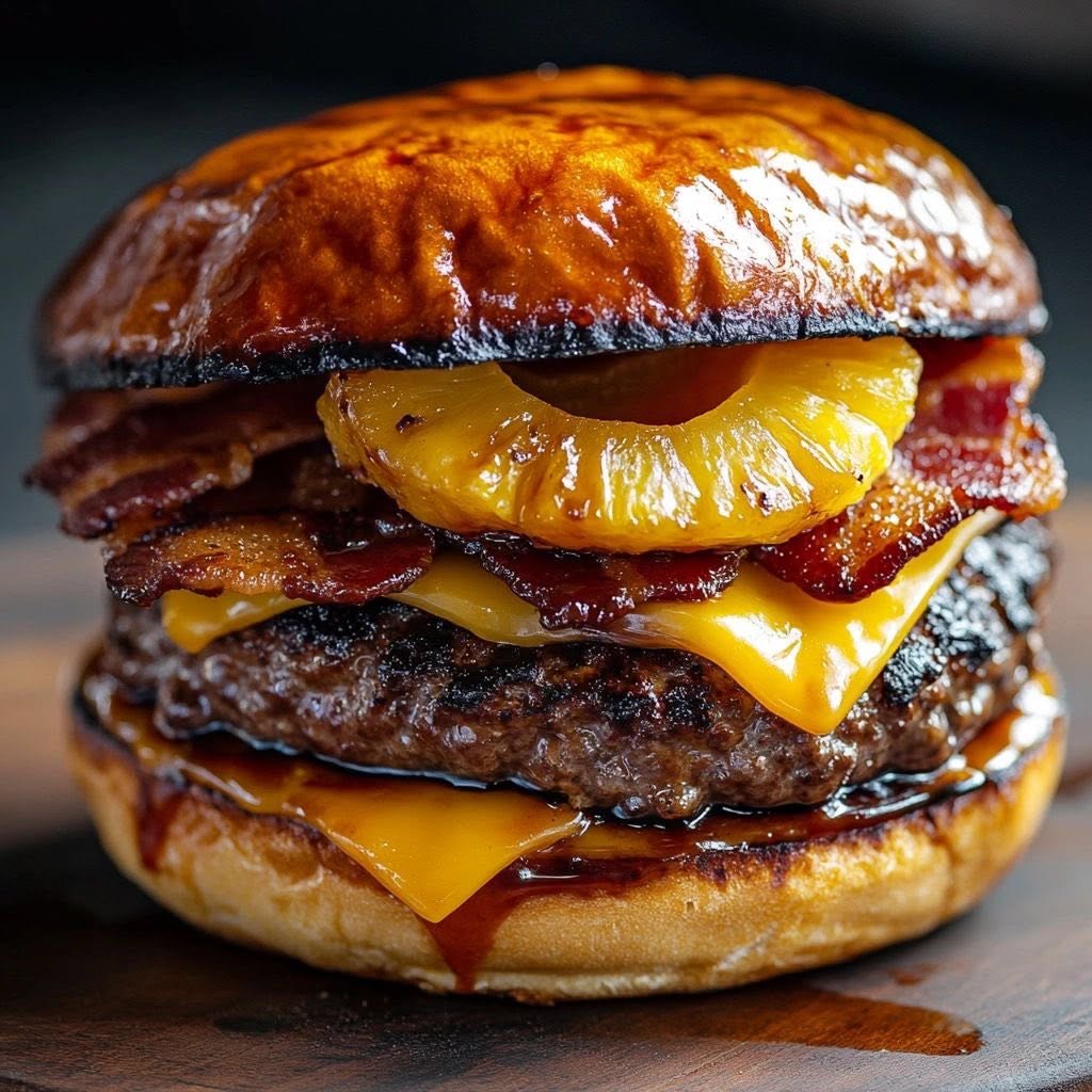 Hamburguesa Hawaiana